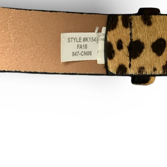 J.Crew leopard calf hair belt, large - Picture 4 of 7
